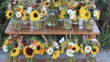 Special Events Mason Jar Flower Arrangements